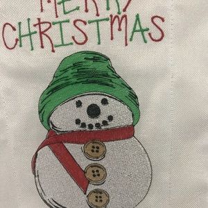 COPY - Christmas decor flag, banner